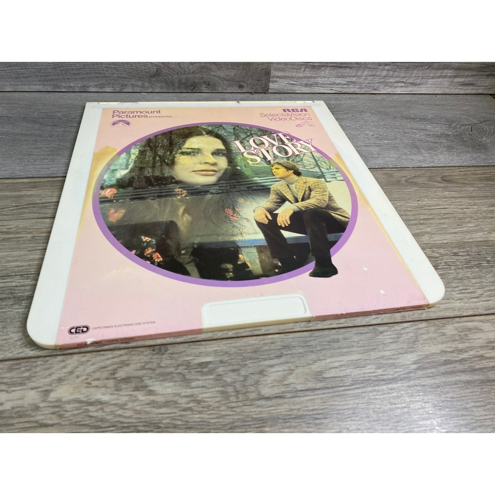 Love Story RCA SelectaVision CED VideoDisc Paramount Pictures Ali MacGraw 1970